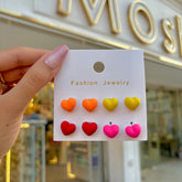 كارت حلق الوان قلب