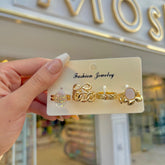 كارت خاتم مسطتيل اصفر