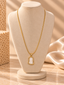 Pearl Stone Pendant Necklace