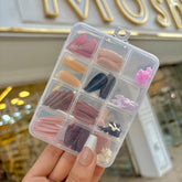 ضوافر الوان + فيونكات