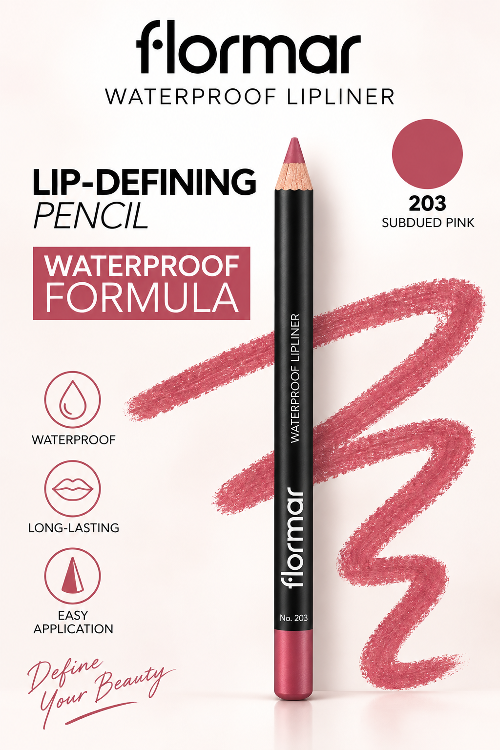 Flormar Waterproof Lipliner
