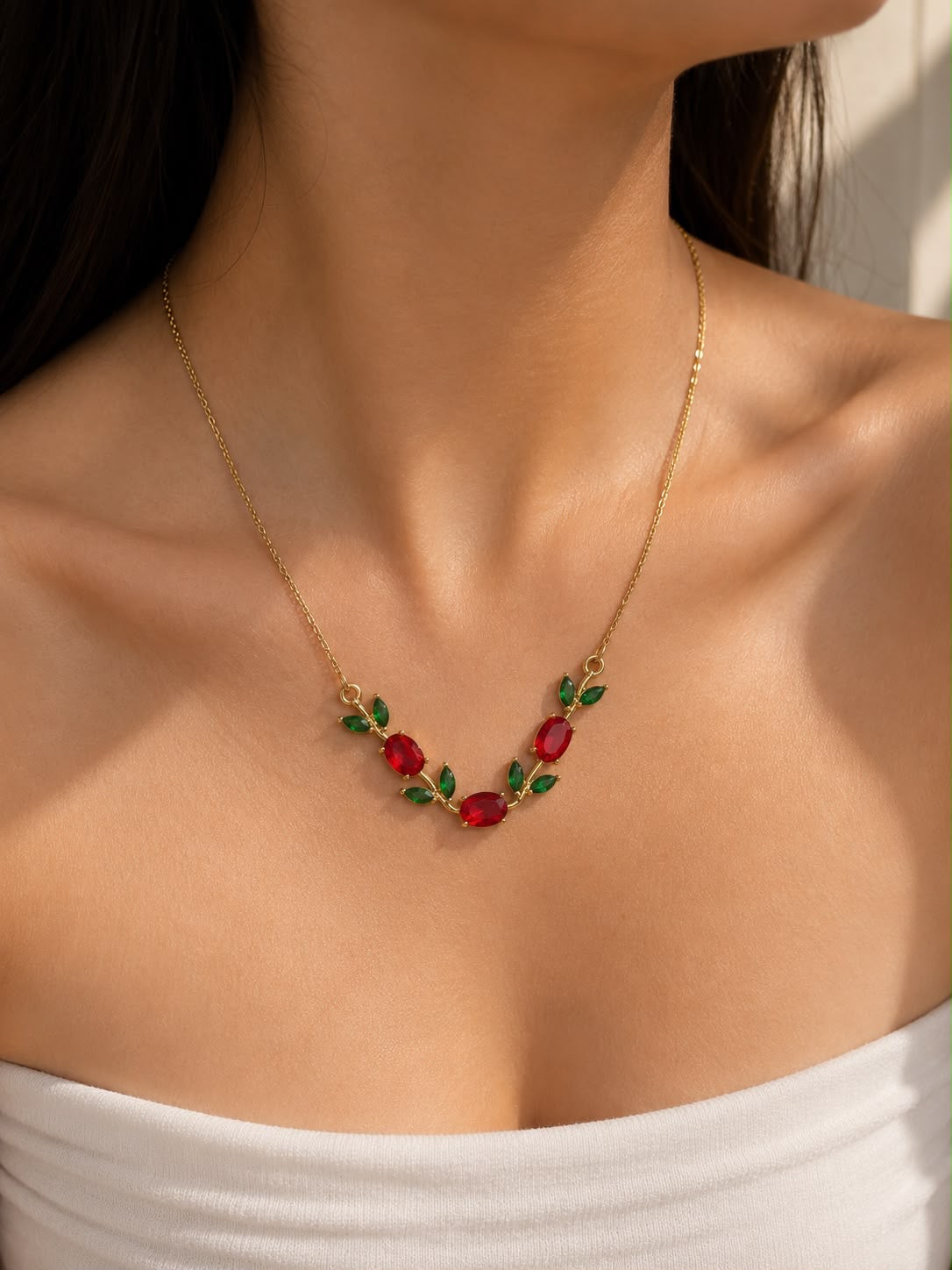 Red Dimond Necklace