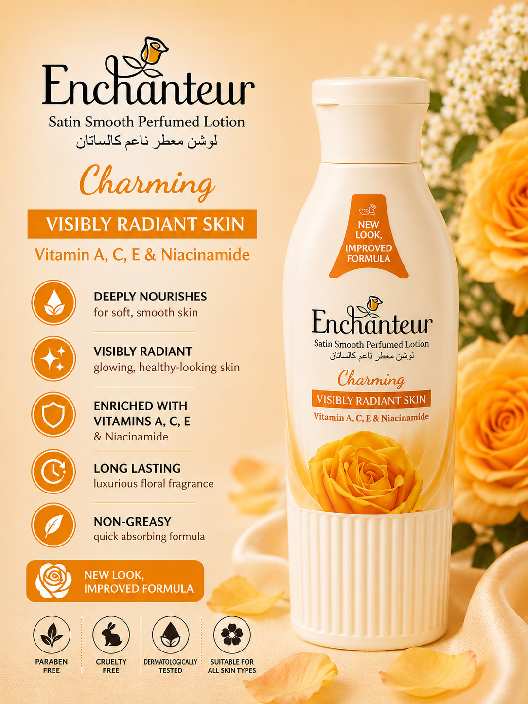 Enchanteur Perfume Lotion 250ml