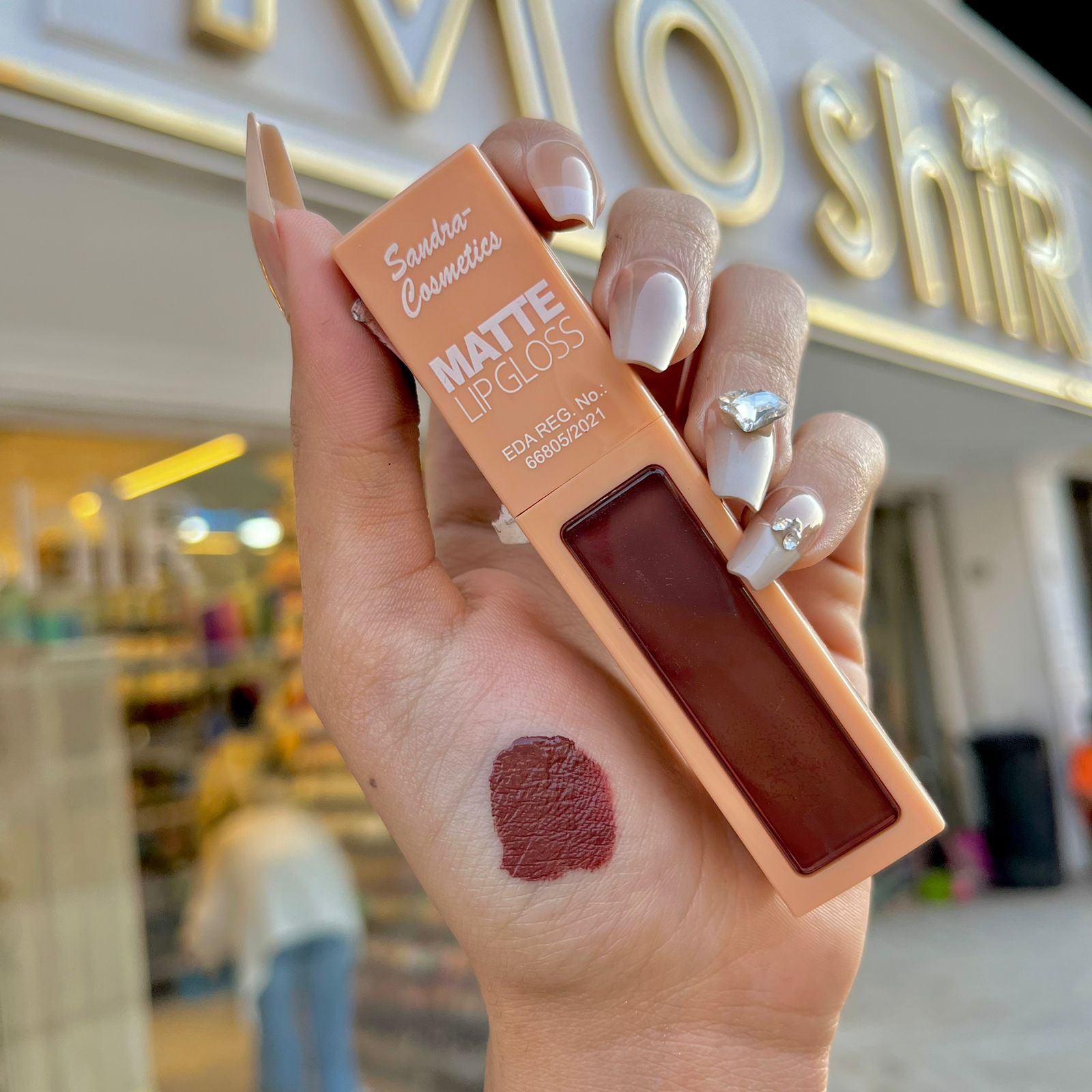 روج سائل ساندرا - sandra liquid lipstick
