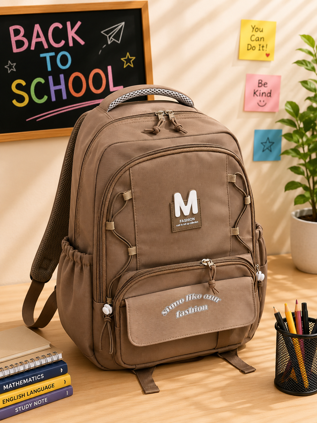 Pastel Star School Backpack صورة ثانوية