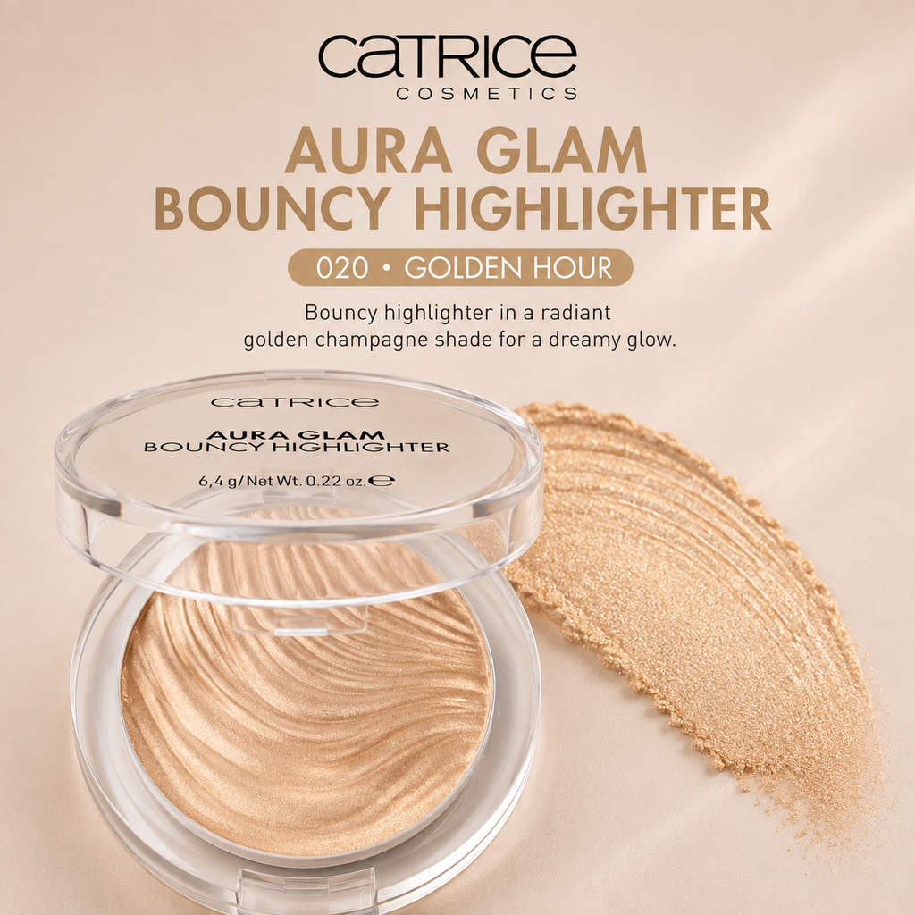 Catrice 
Aura Glam Bouncy Highlighter