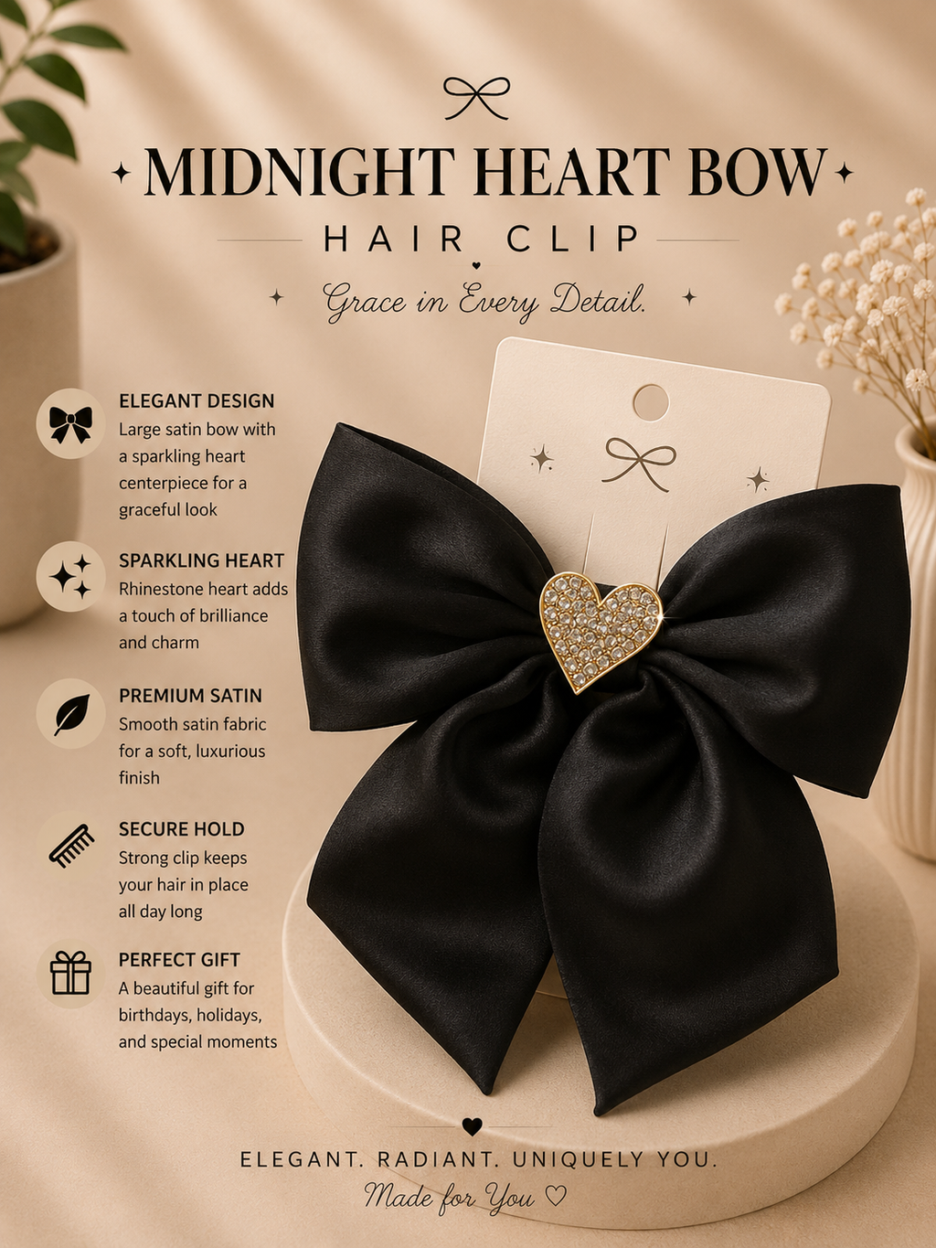 Luxe Satin Bow