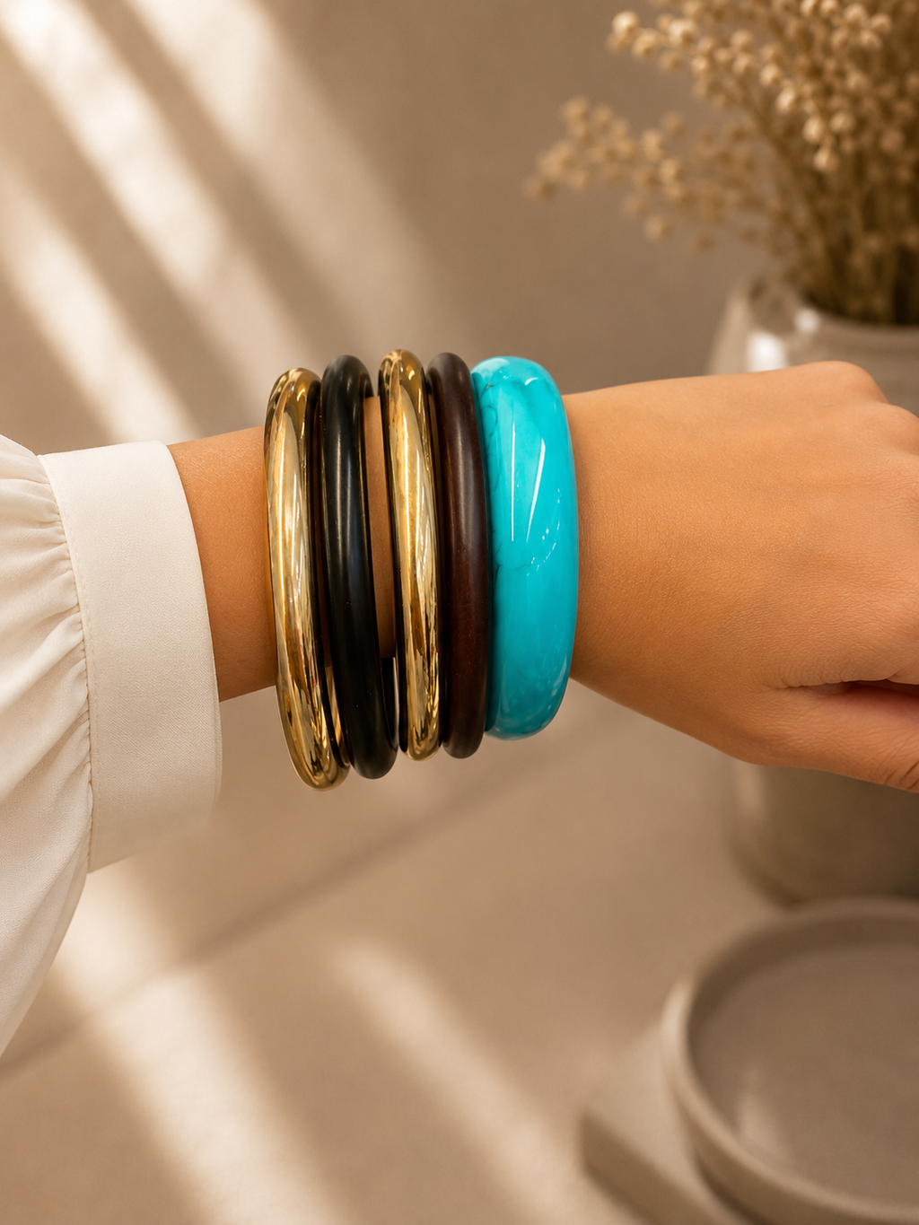 Glow Stack Bangles