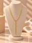 Golden Y-Chain Necklace
