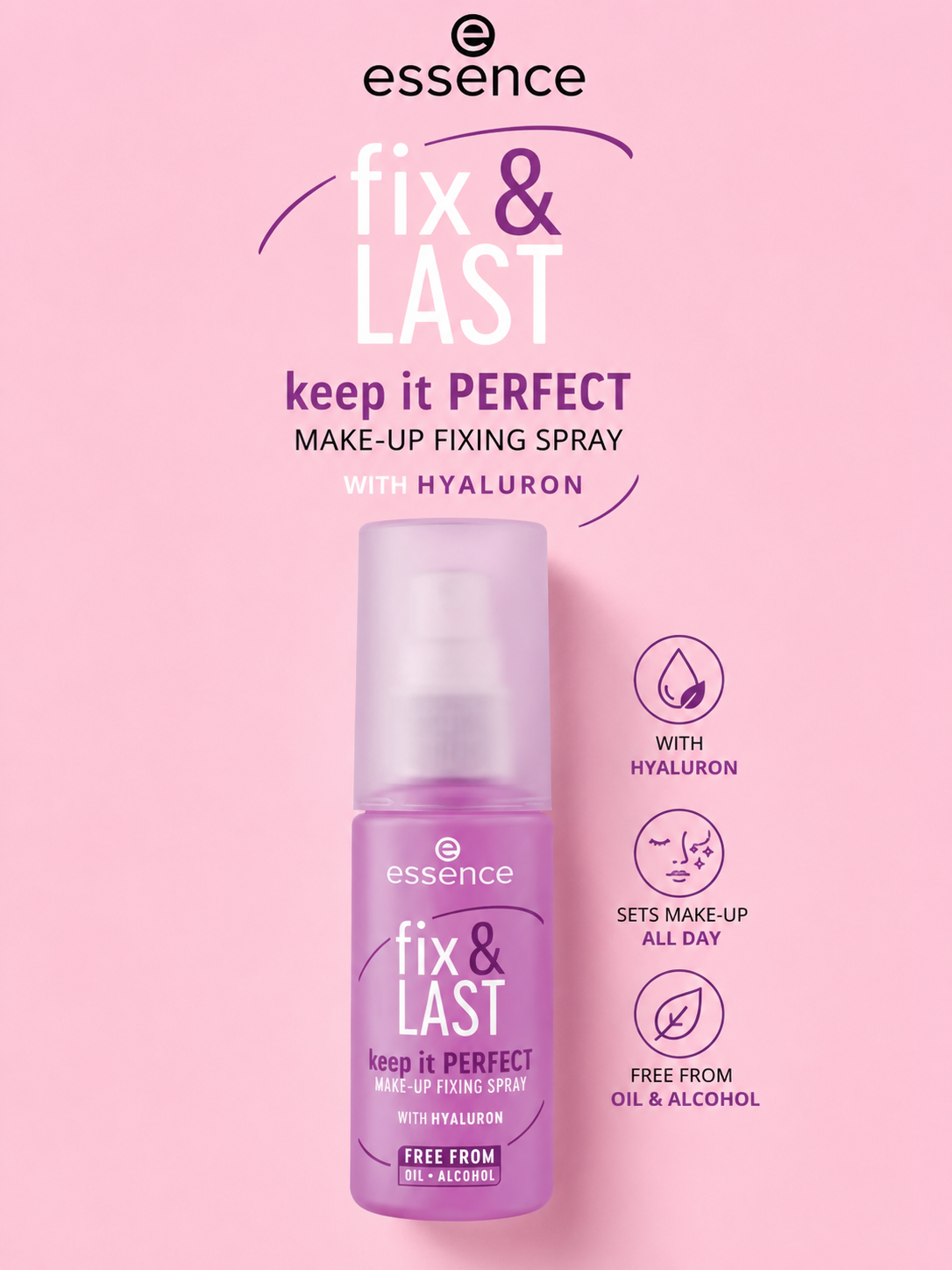 Essence 
fix & LAST keep it PERFECT MAKE-UP FIXING SPRAY Main image