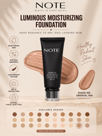 Note luminous moisturizing foundation