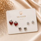 Sweet Charm Earrings Set