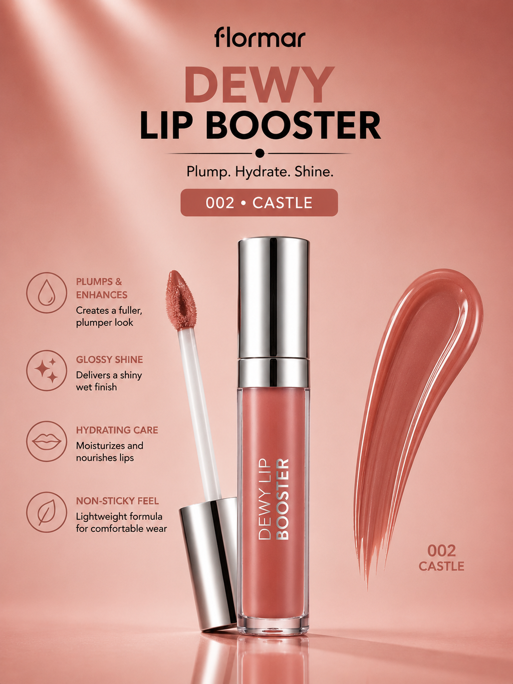 Dewy lip booster
