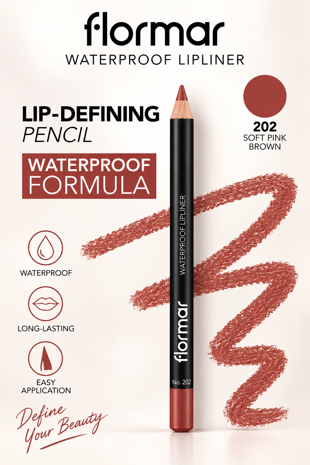 Flormar Waterproof Lipliner