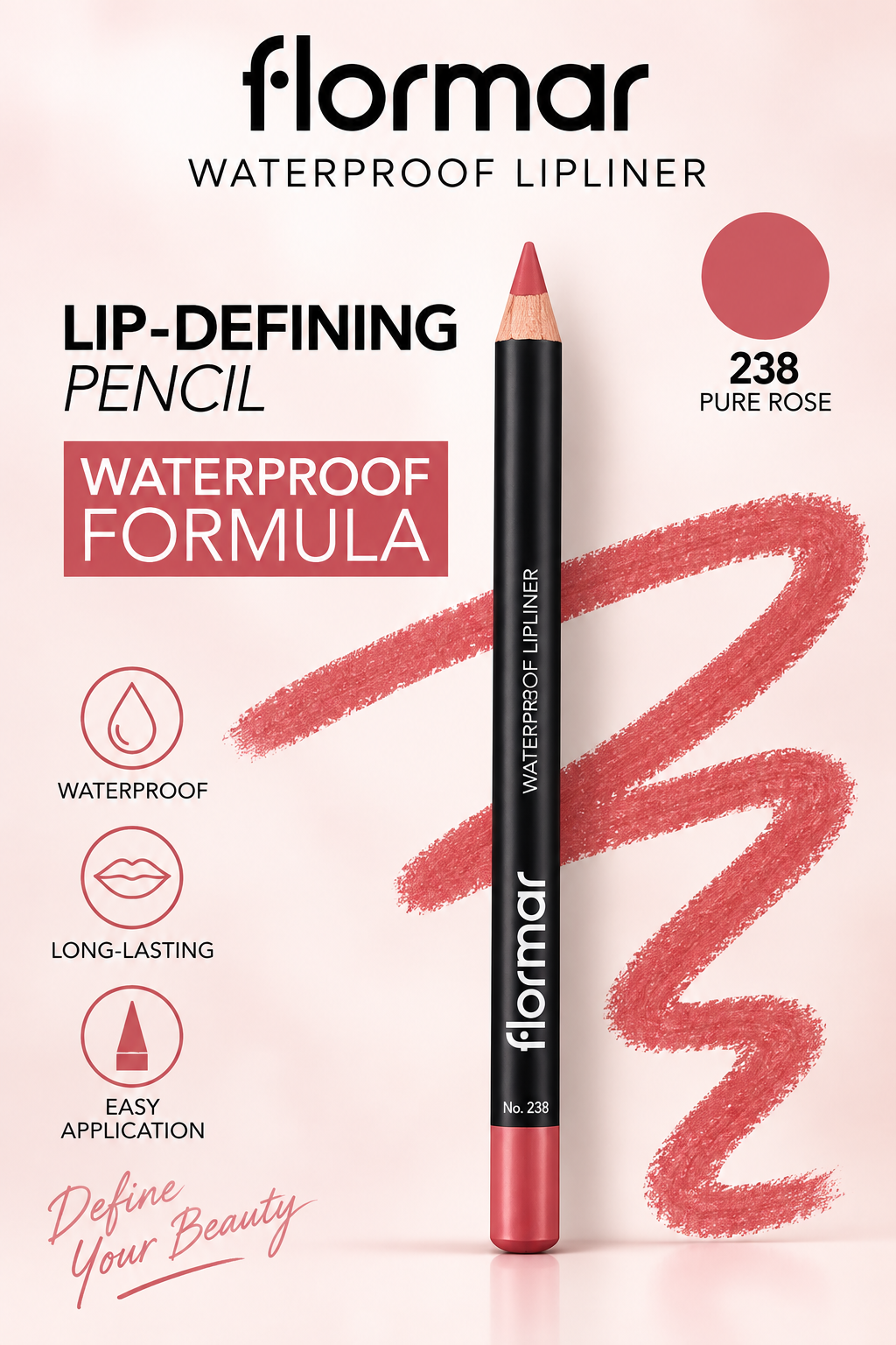 Flormar Waterproof Lipliner