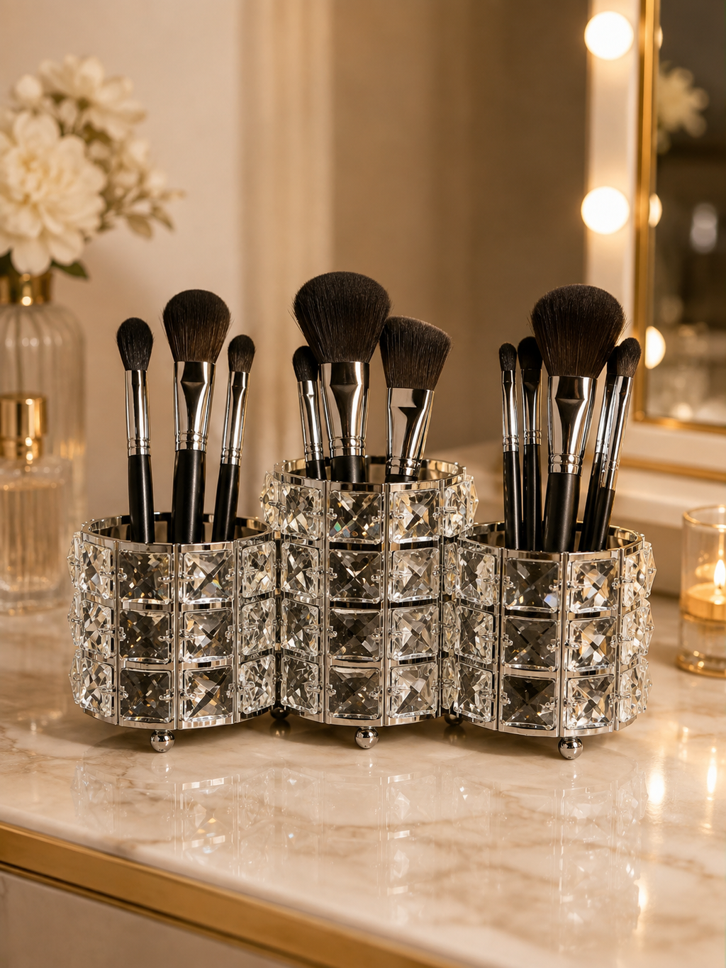 Crystal Glam Makeup Organizer