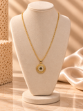 Initial Medallion Necklace
