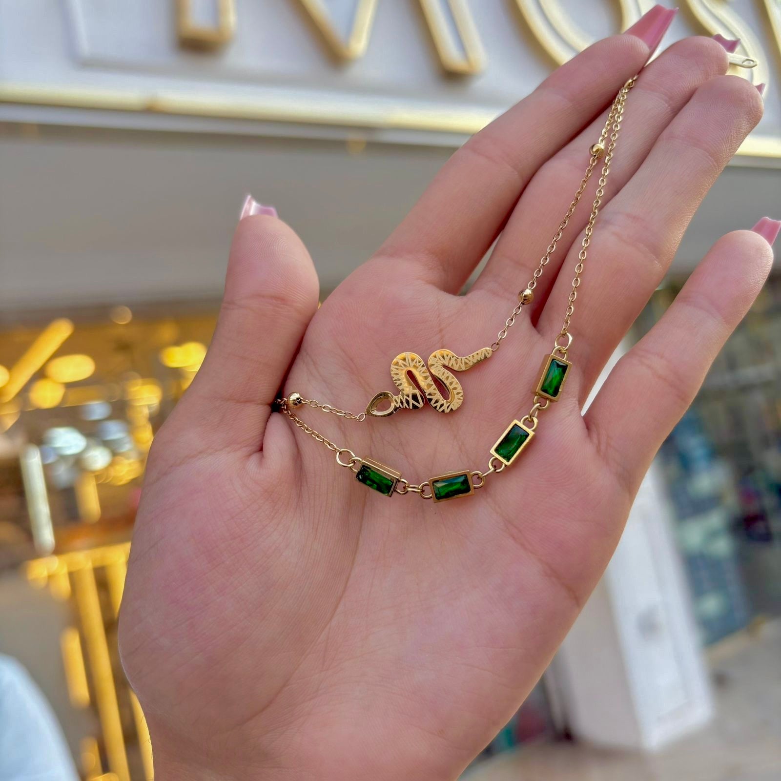 انسيال تعبان&فصوص اخضر