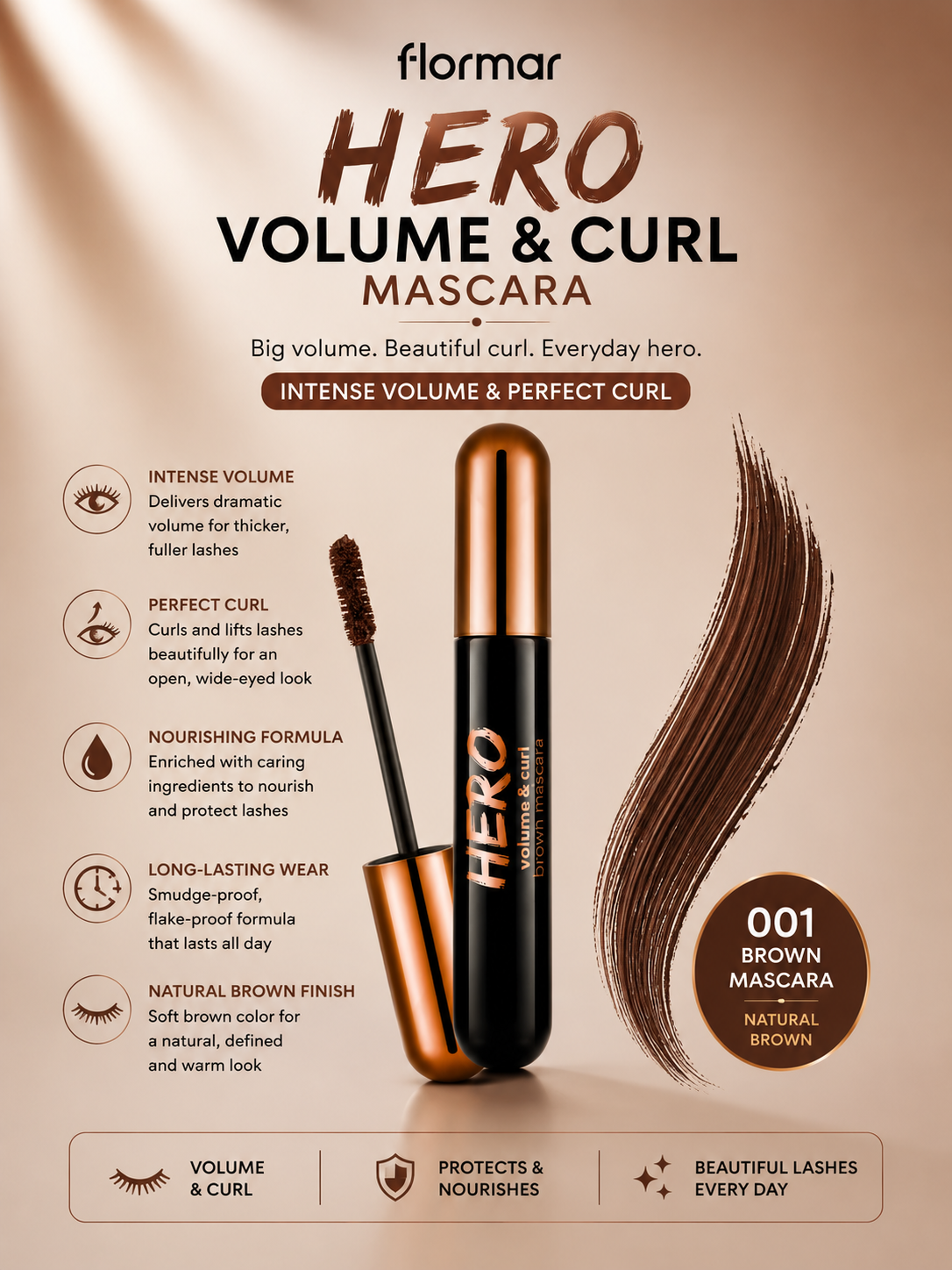 Hero Volume & Curl Mascara Main image