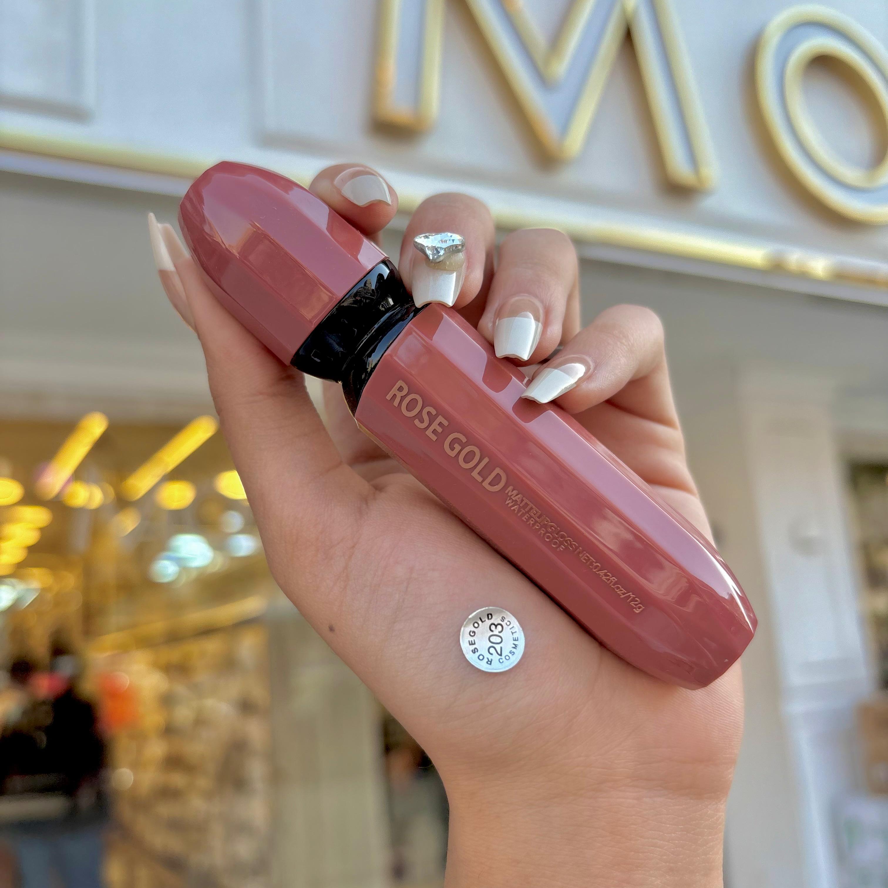 Rose Gold Liquid Lipstick - روج سائل روز جولد