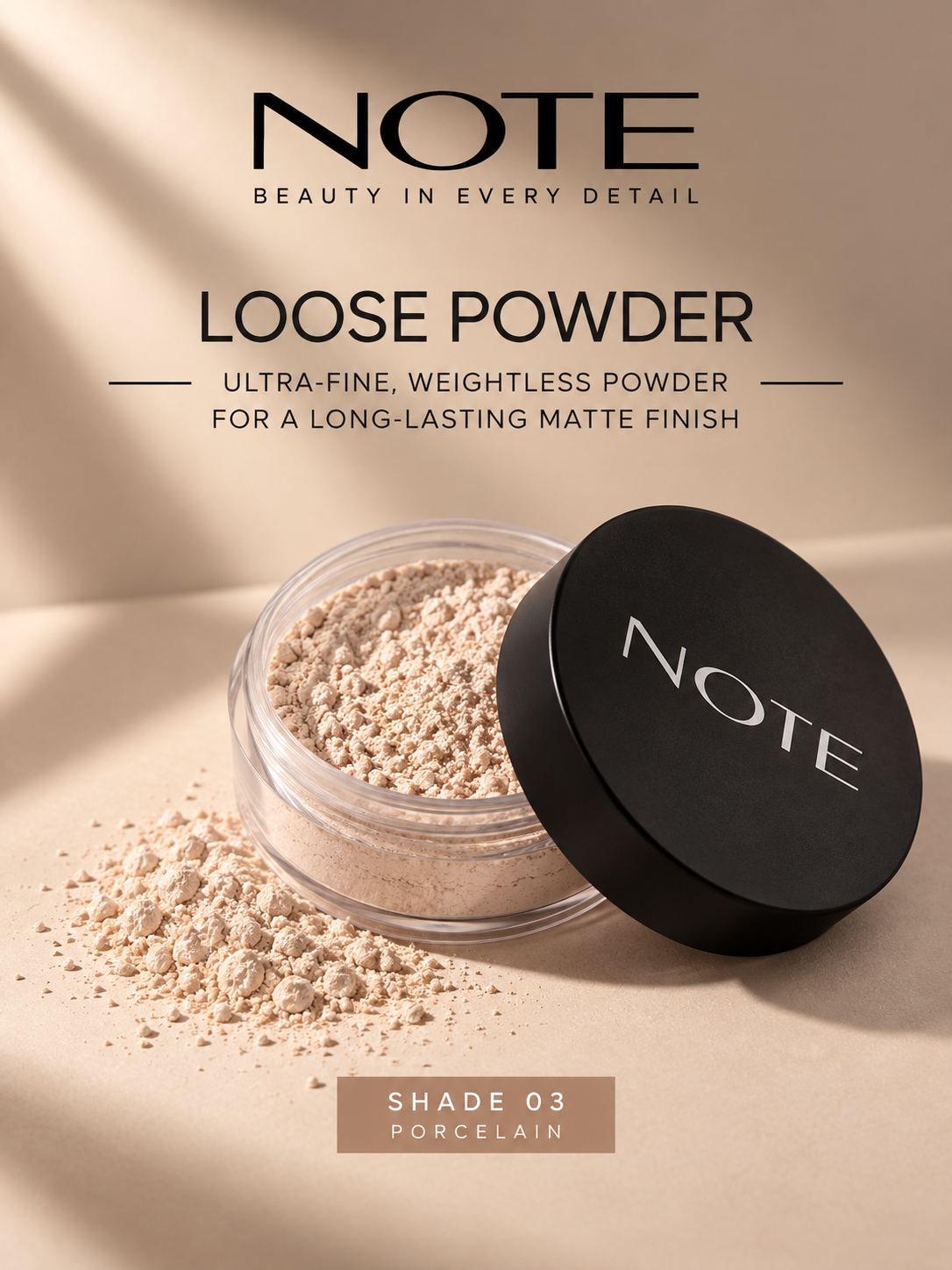 Note loose powder