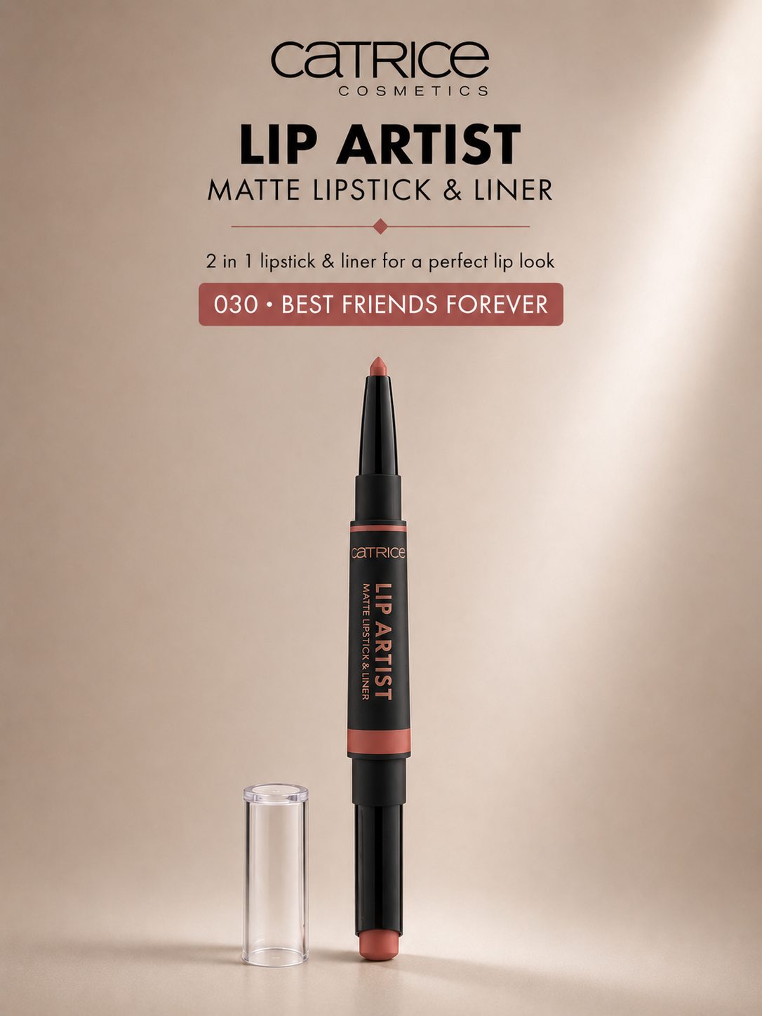 Catrice 
Lip Artist Matte Lipstick & Liner