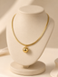 Golden Sphere Necklace