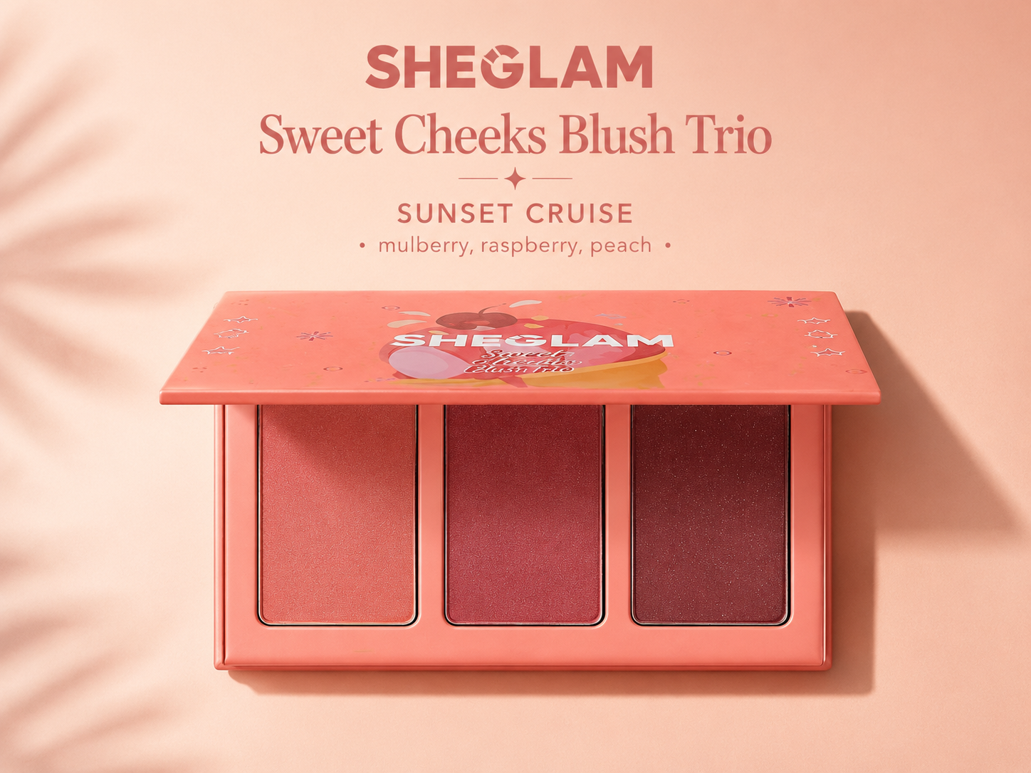 SHEGLAM Sweet Cheeks Blush Trio-SunSet Cruise