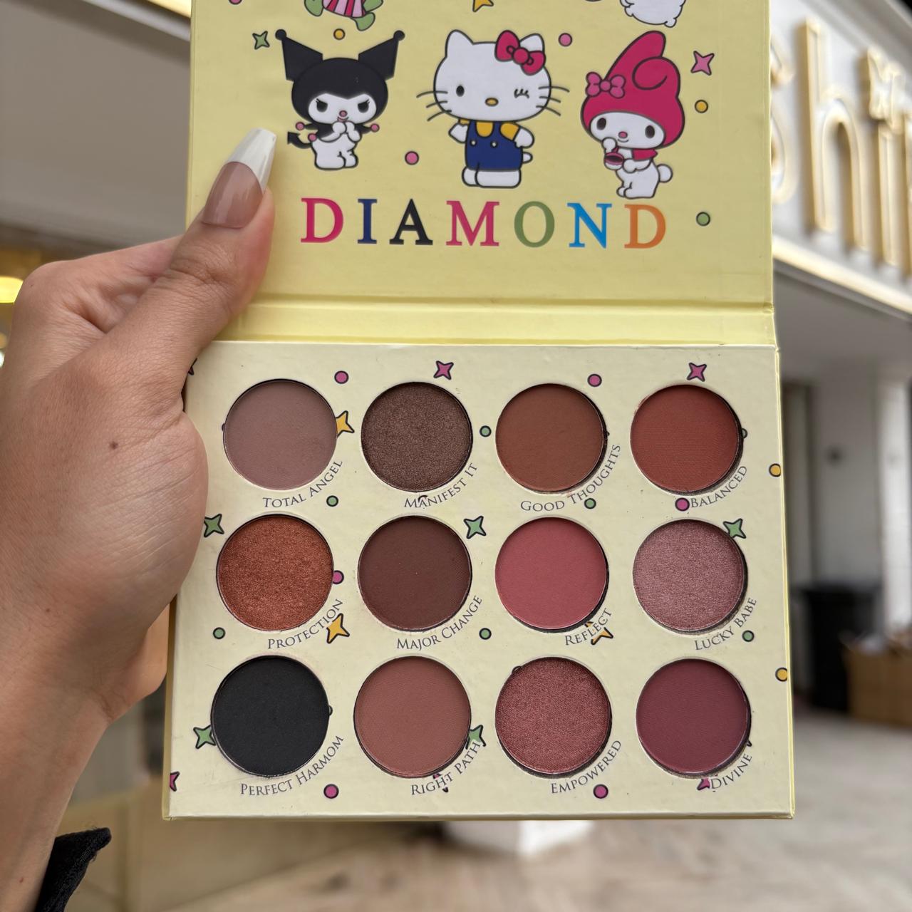 DIAMOND BEAUTY EYESHADOW PALETTE 12 COLORS - شادو دياموند١٢لون