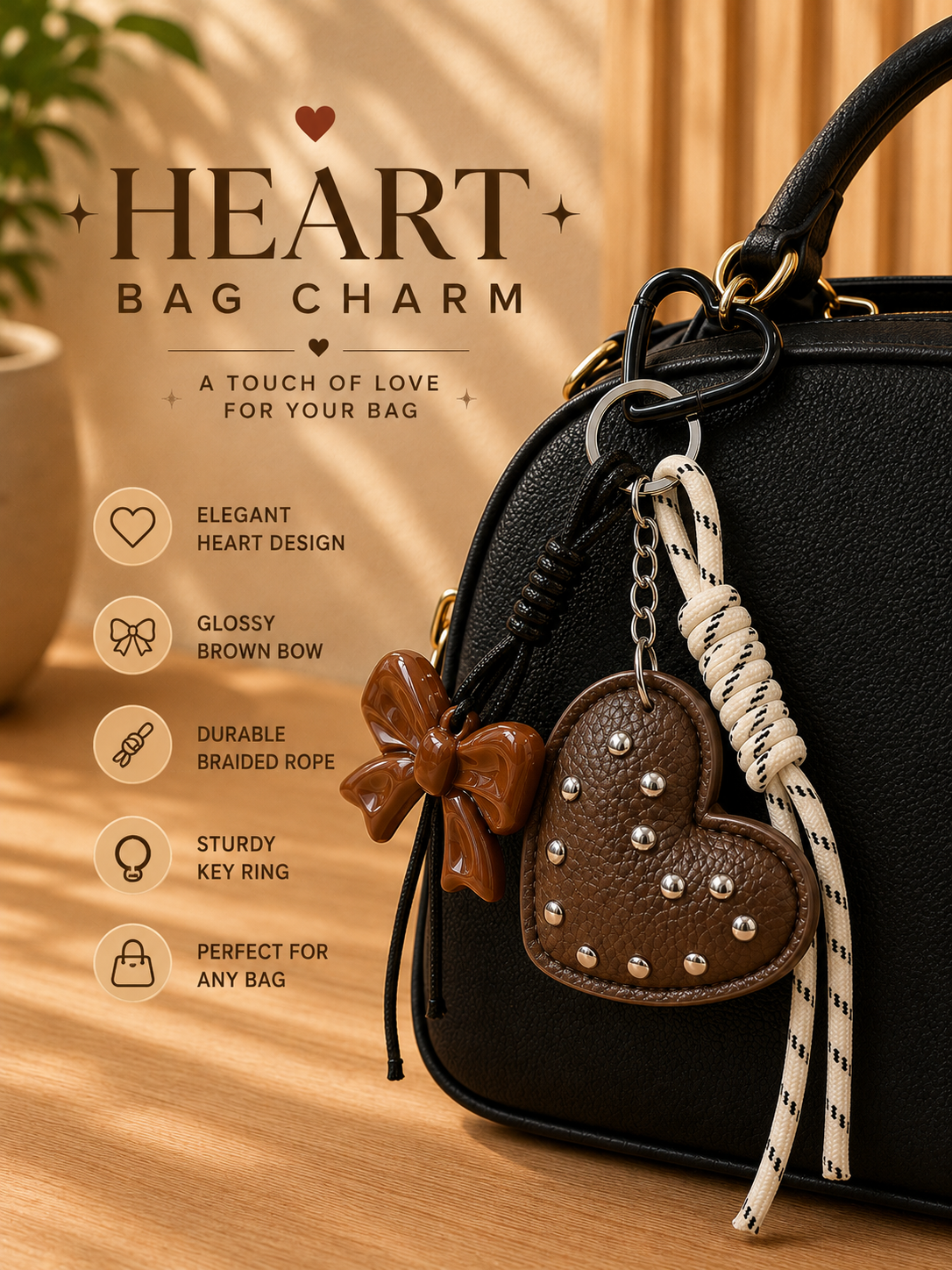 HEART BAG CHARM صورة ثانوية