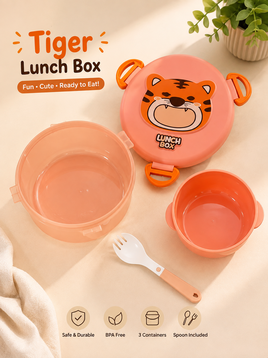 Tiger Kids Lunch Box الصورة الرئيسية