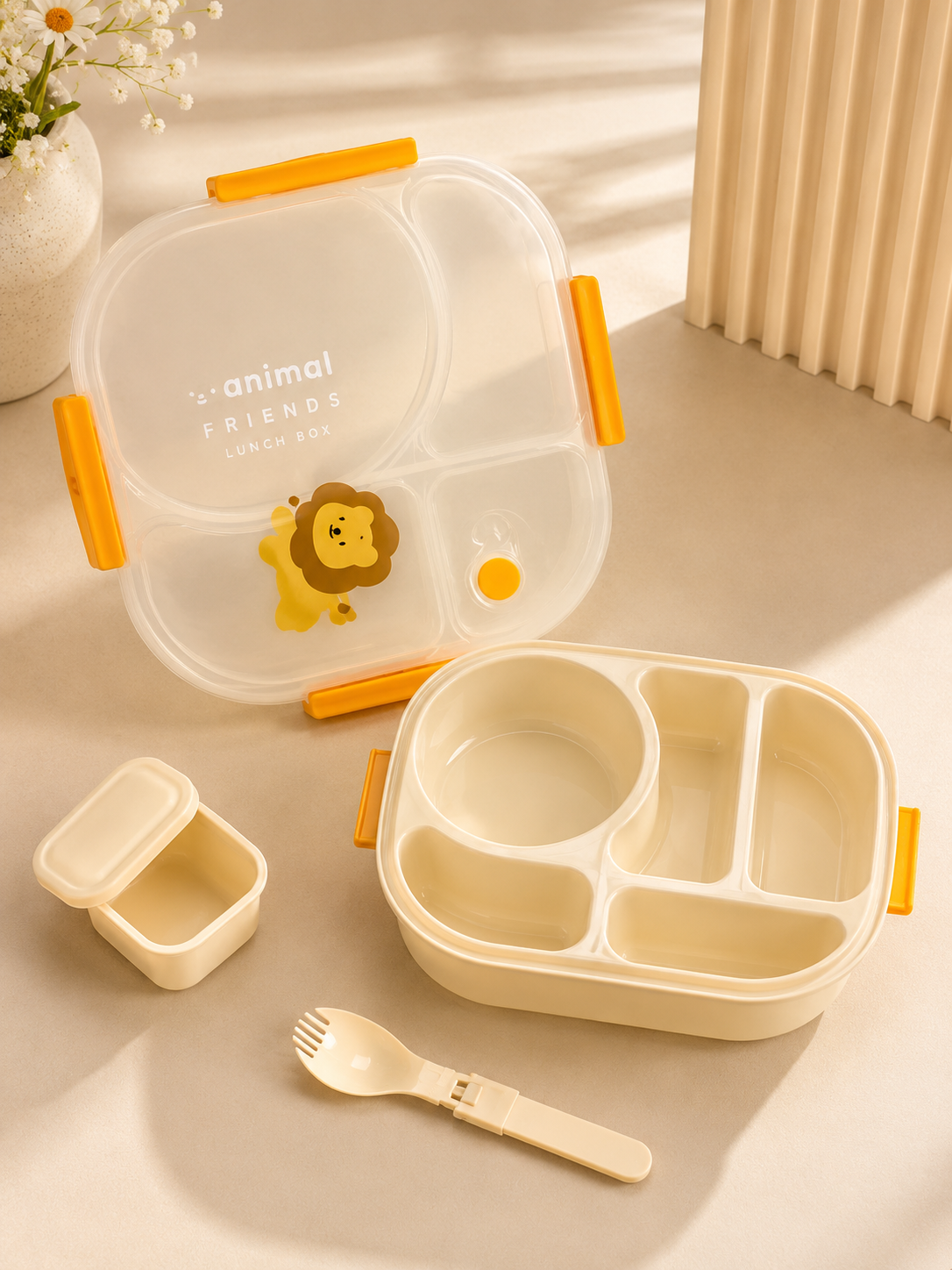 Animal Friends Lunch Box 🐼🦁