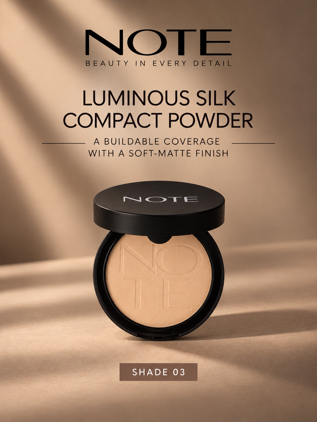 Note luminous silk compact powder