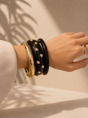 Midnight Gold Bangles