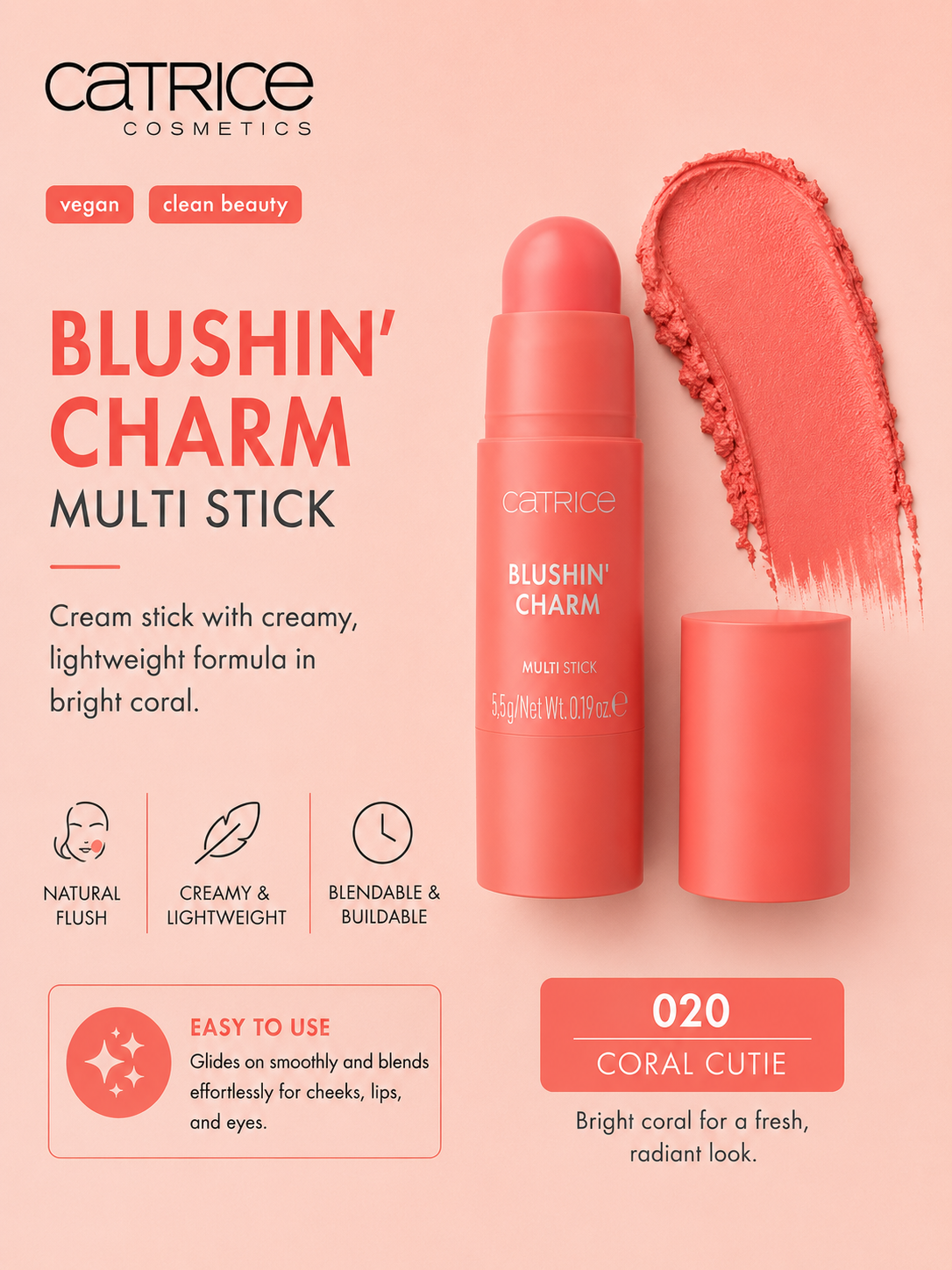 Catrice 
Blushin' Charm Multi Stick Secondary image