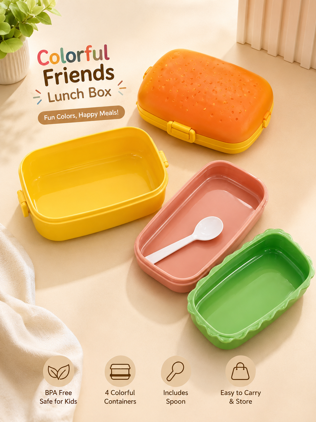 Burger Lunch Box