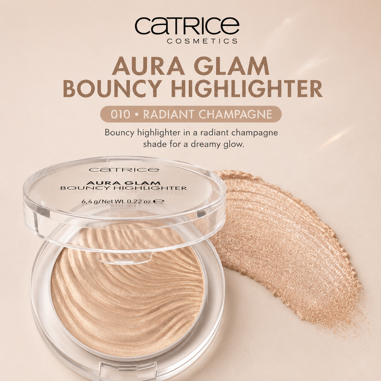 Catrice 
Aura Glam Bouncy Highlighter