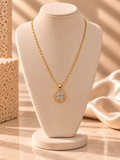Crystal Swirl Necklace