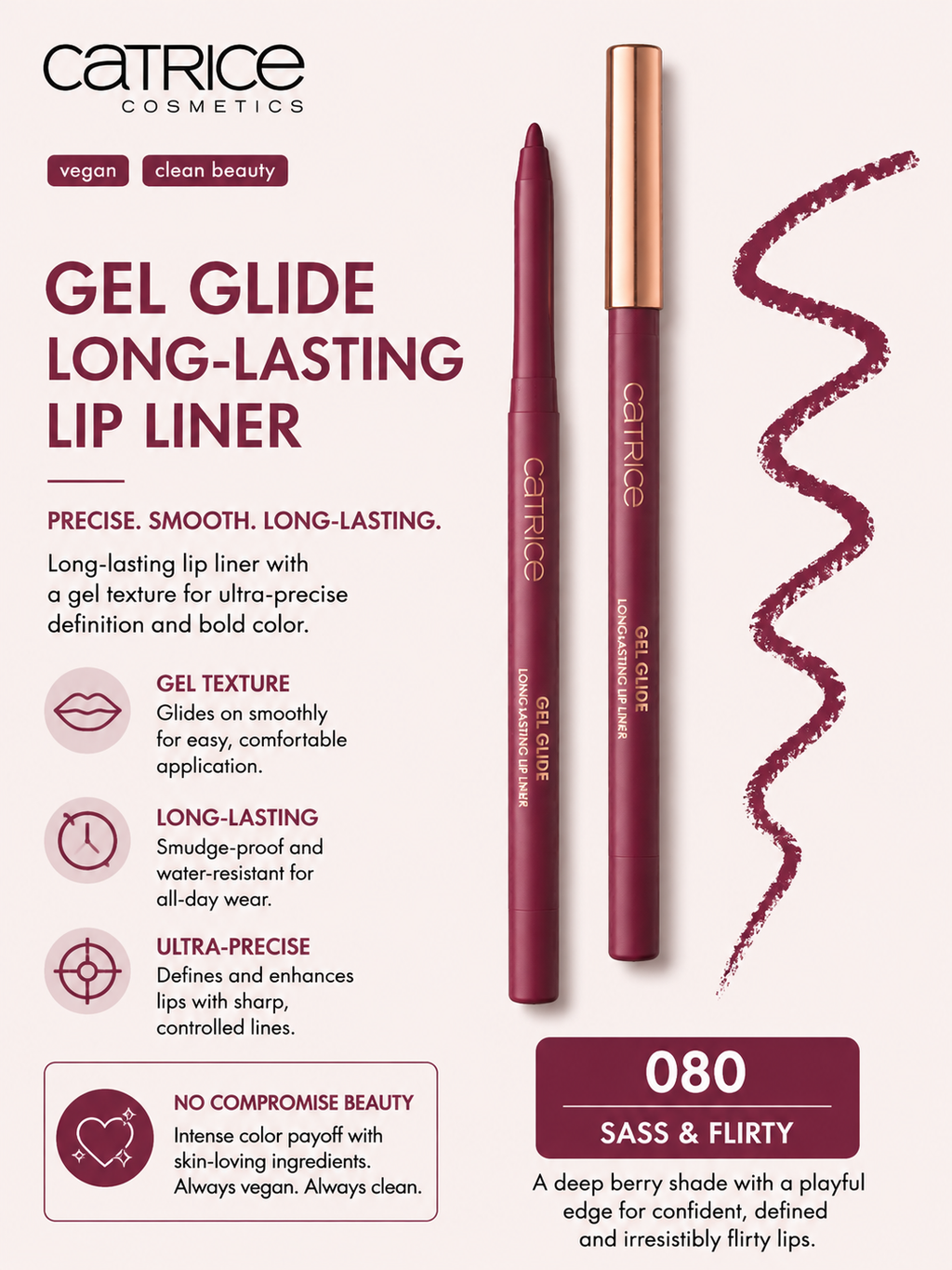 Catrice 
Gel Glide Long-Lasting Lip Liner