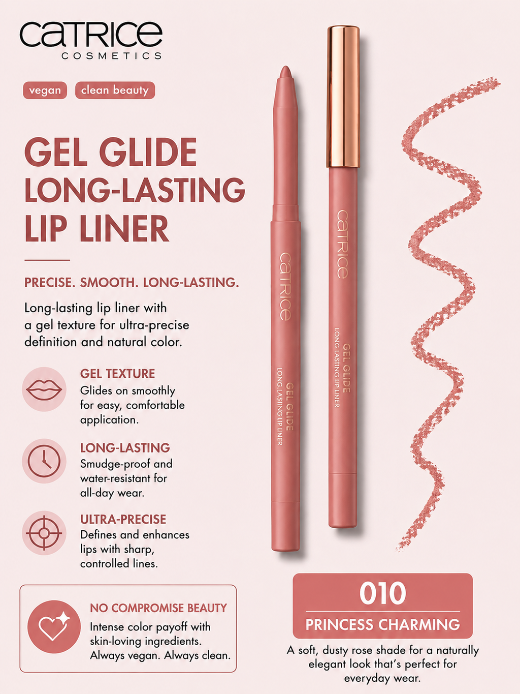 Catrice 
Gel Glide Long-Lasting Lip Liner