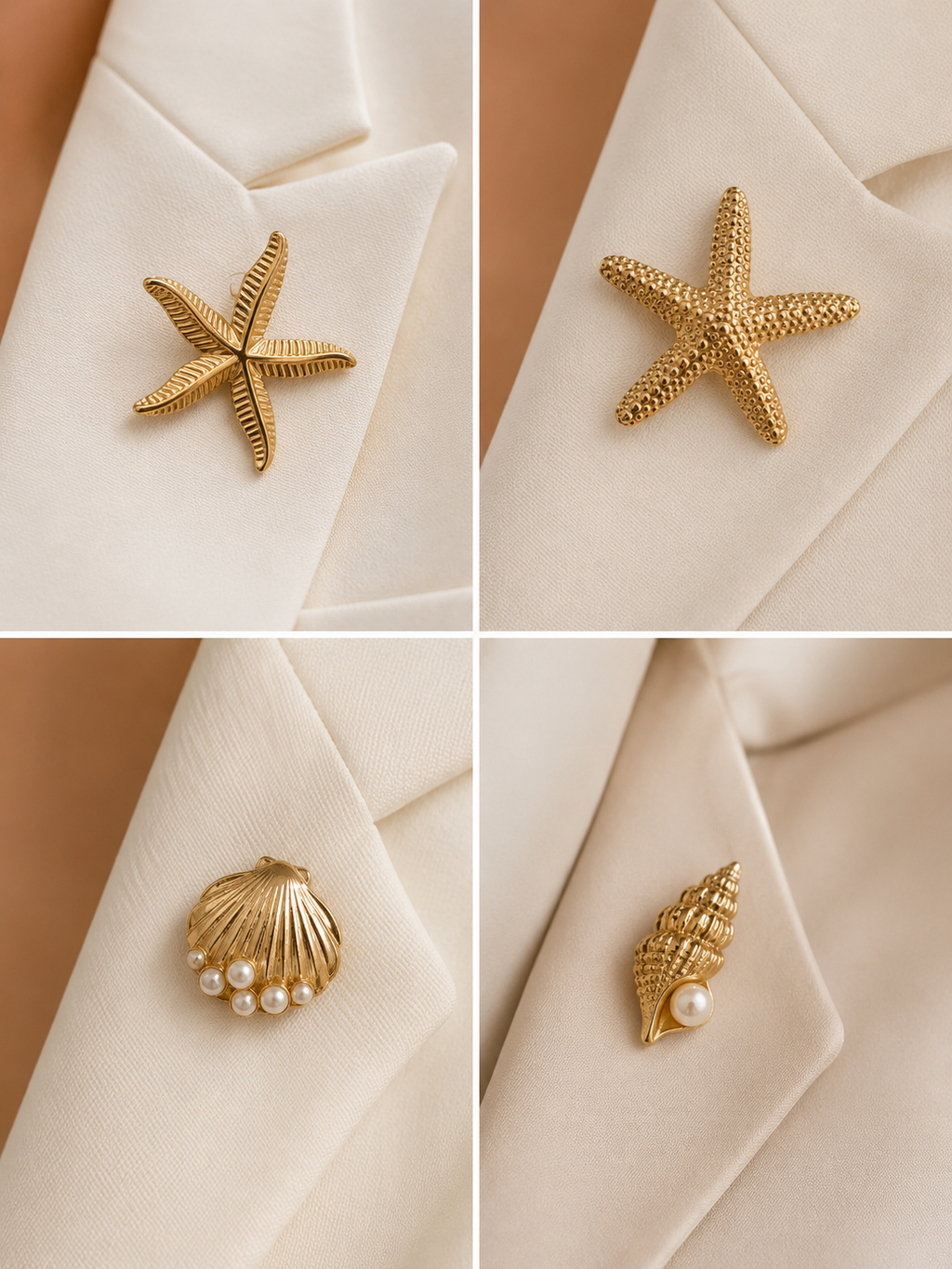 Golden Reef Brooch | Accessories