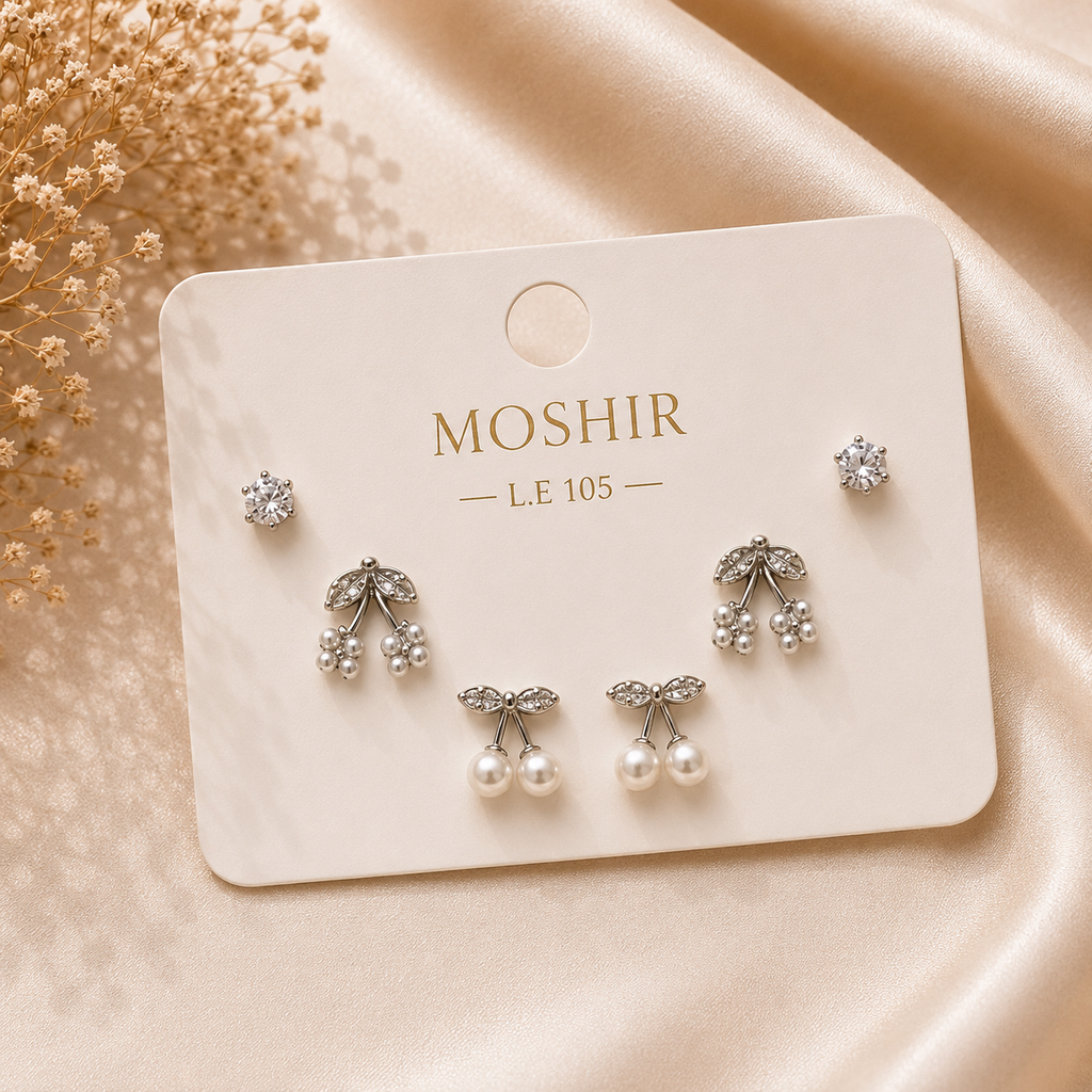 Shiny Charm Earrings