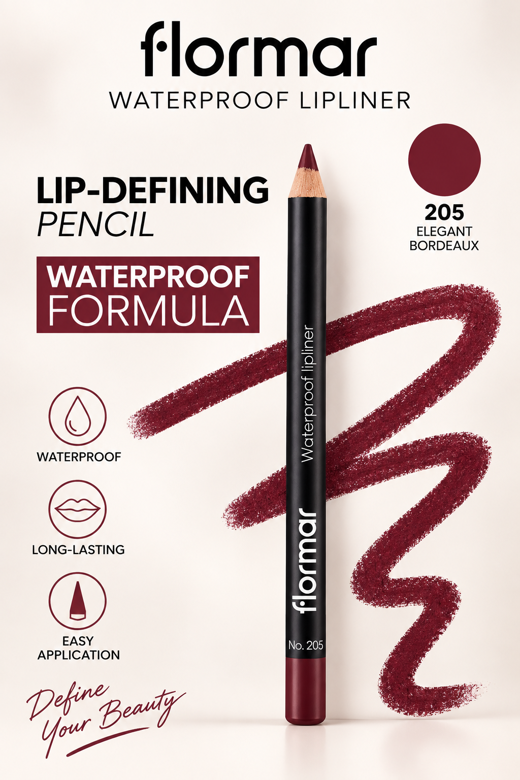 Flormar Waterproof Lipliner