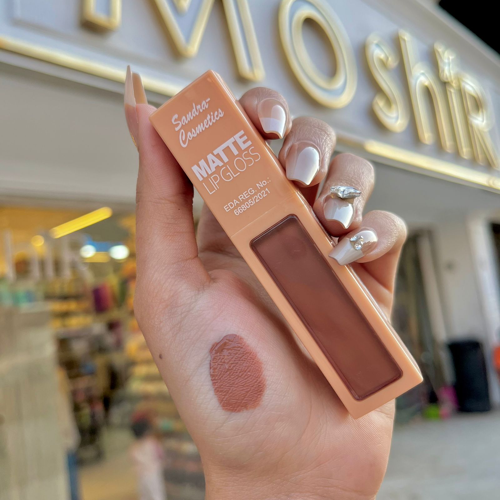 روج سائل ساندرا - sandra liquid lipstick