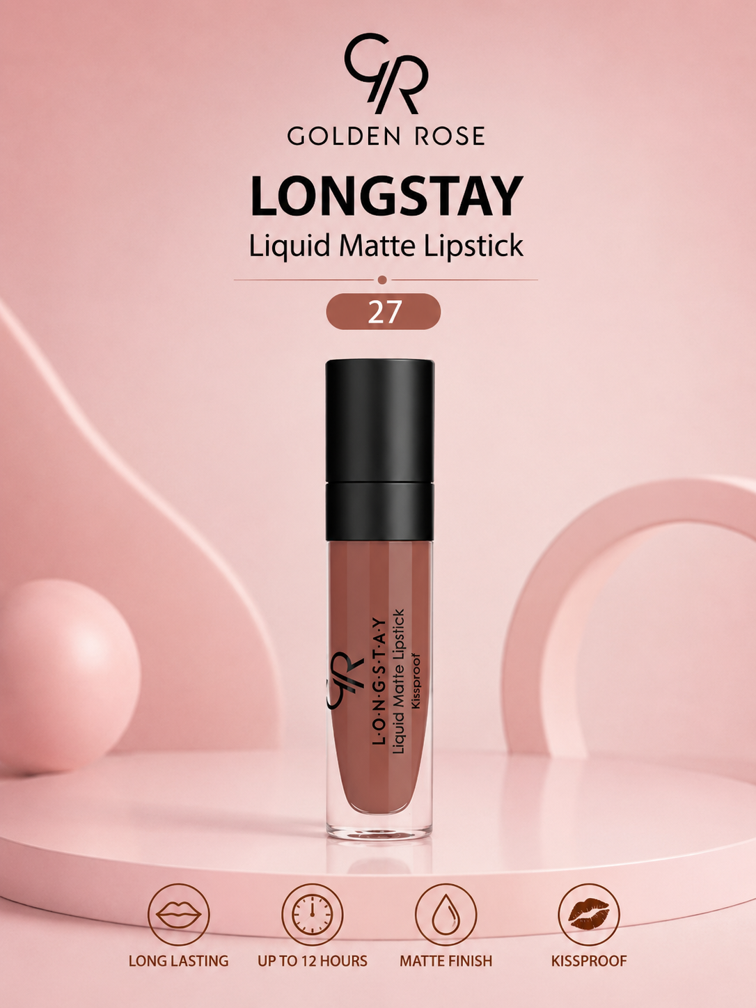Golden Rose liquid matte lipstick