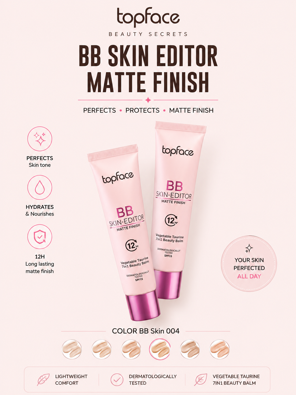 Topface Bb matte finish