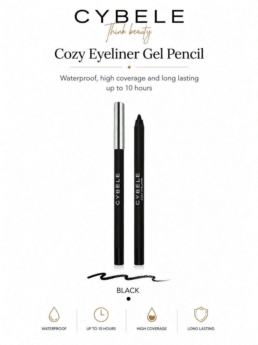 Cybele Cozy Eyeliner Gel pencil الصورة الرئيسية