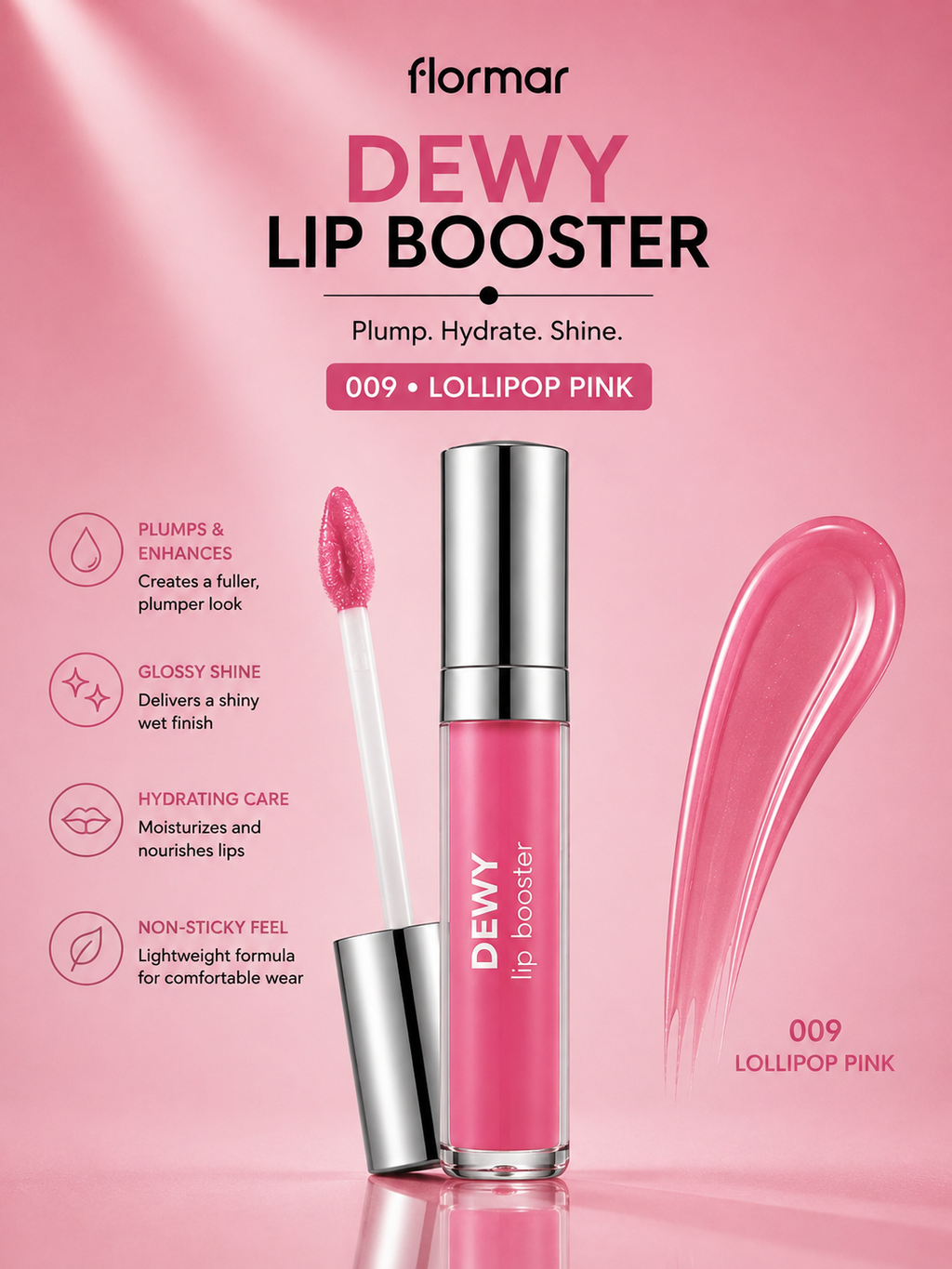 Dewy lip booster