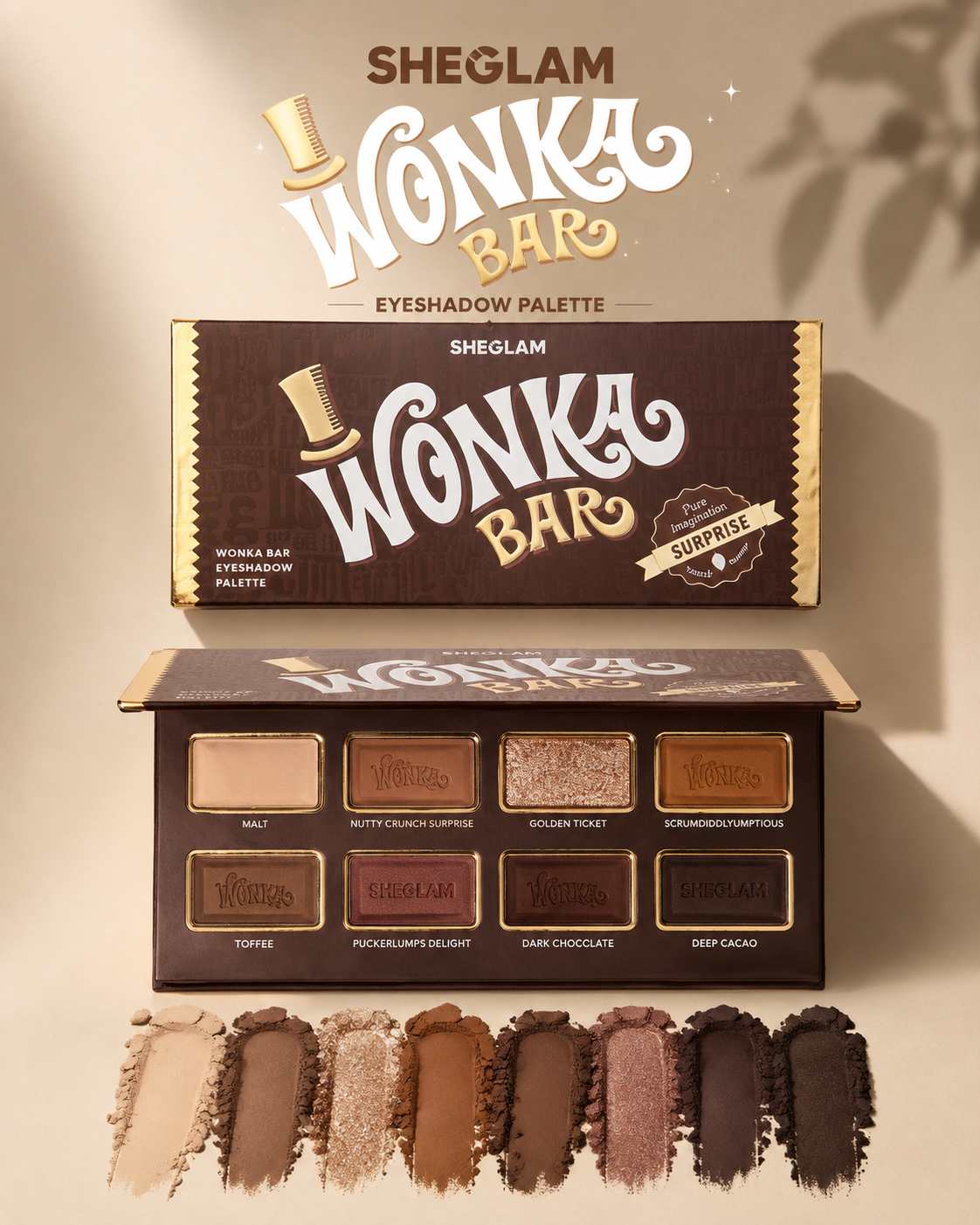 SHEGLAM Wonka Bar Eyeshadow Palette
