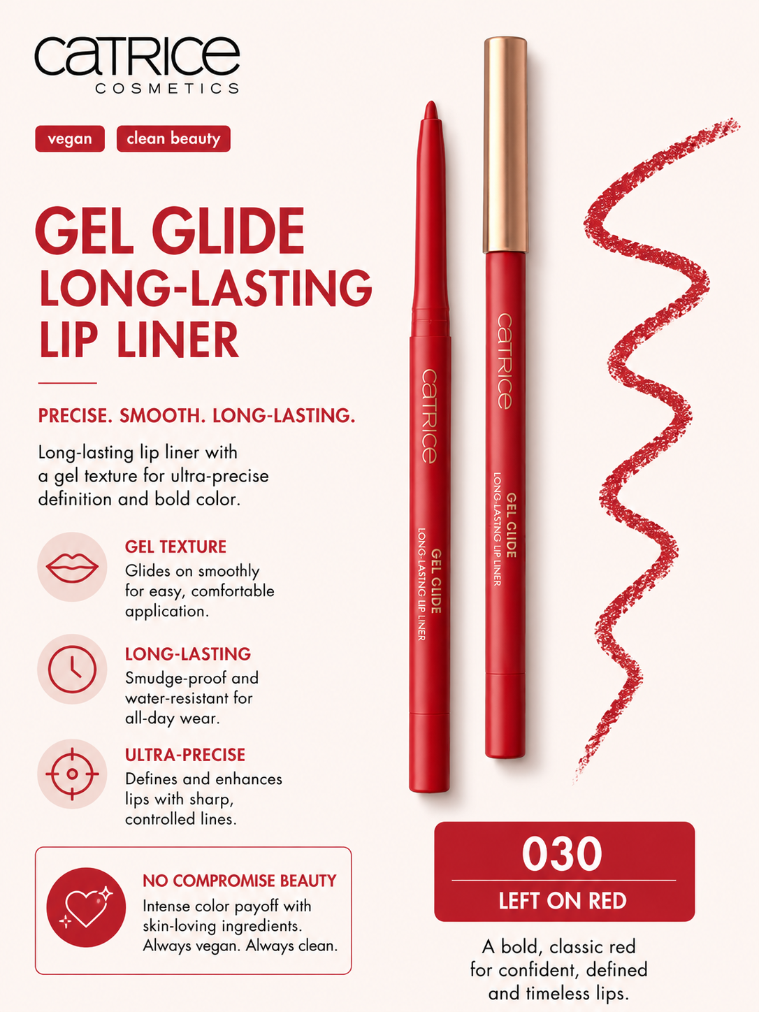Catrice 
Gel Glide Long-Lasting Lip Liner